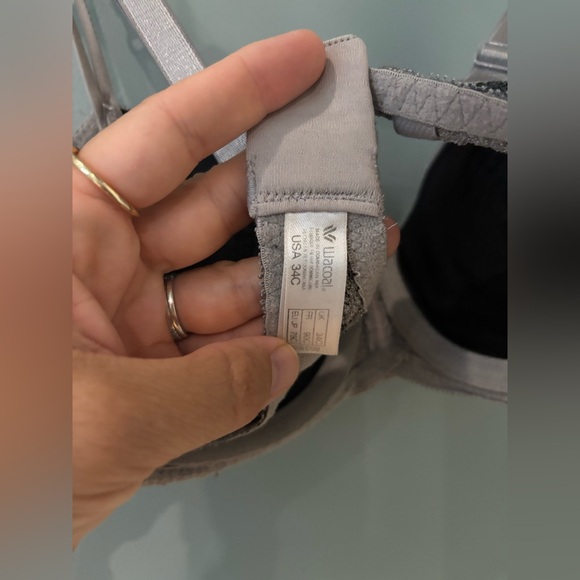 Wacoal Lace Underwire Bra - Black and Gray - Picture 5 of 5